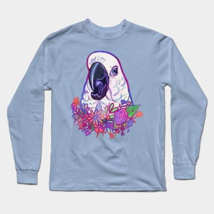 Pretty Cockatoo - Neon Floral Long Sleeve T-Shirt